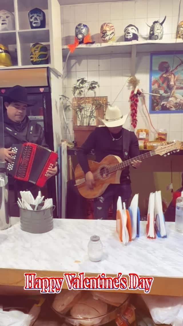 Musicians in dining area